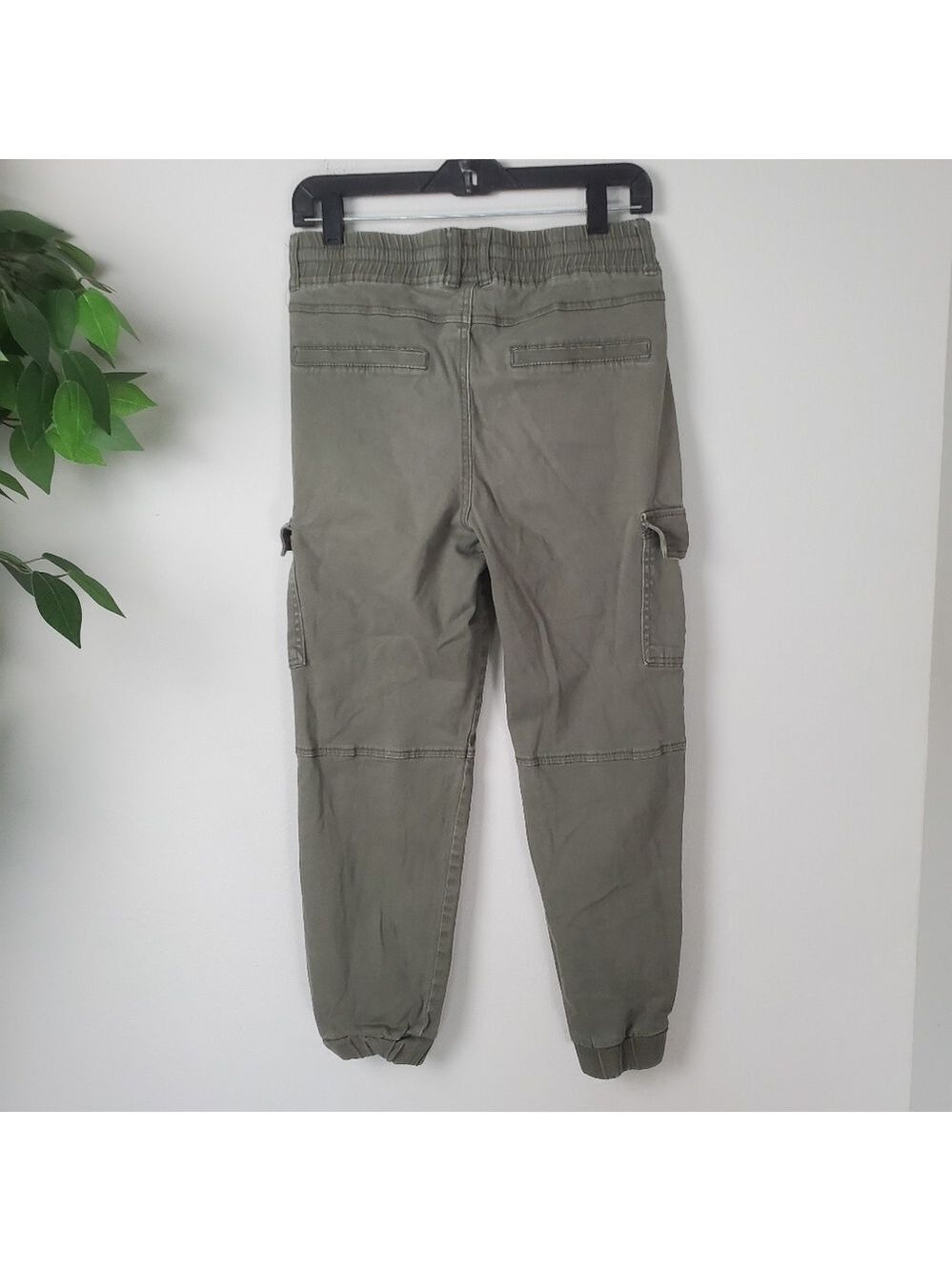 Monkey Ride Olive Green Cargo Pants Women's Size 29 Distressed - Picture 8 of 12